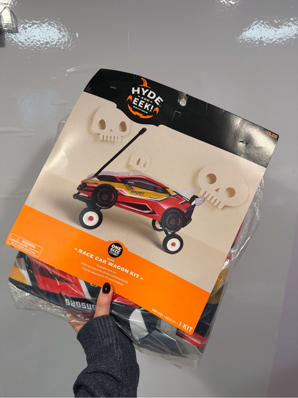 Race Car Wagon Kit - Red and Yellow new Halloween Hyde and Eek